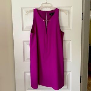Lulus magenta shift dress, size medium